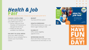 National Health Center Week Health & Job Fair